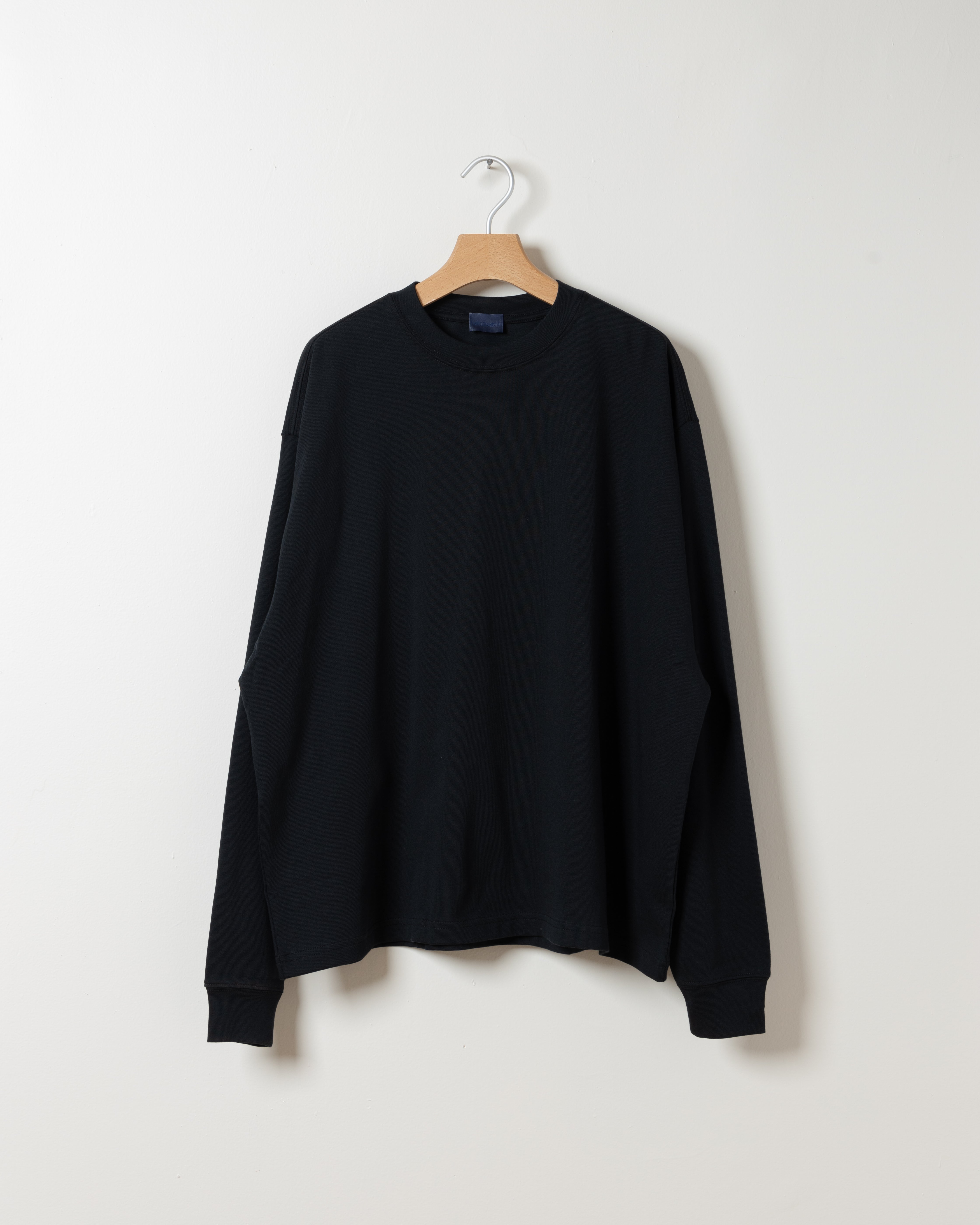 ella selectshop cotton pique T ブラック Ella Boxy Tee - Black – The Frankie Shop