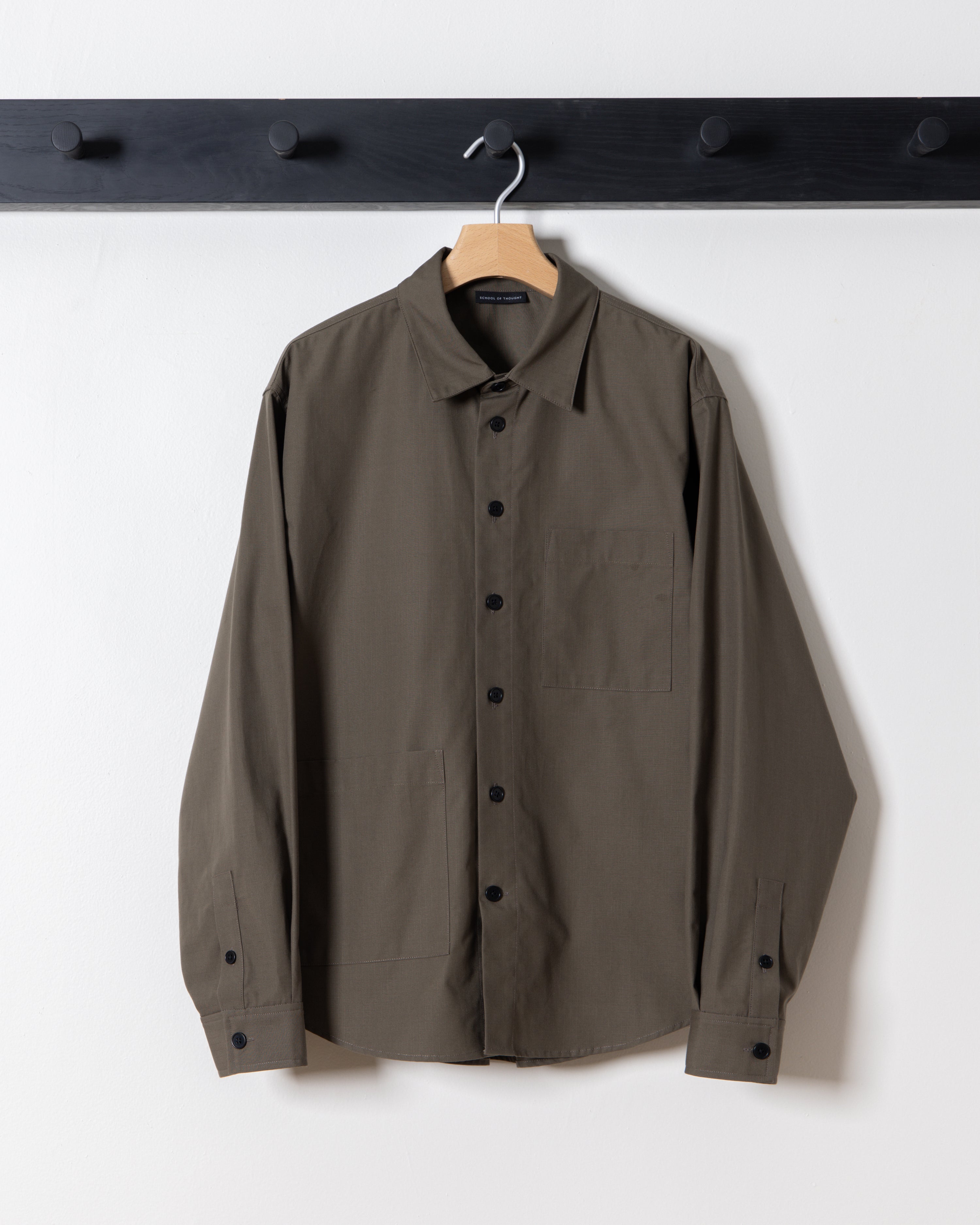 Ripstop Overshirt in Olive