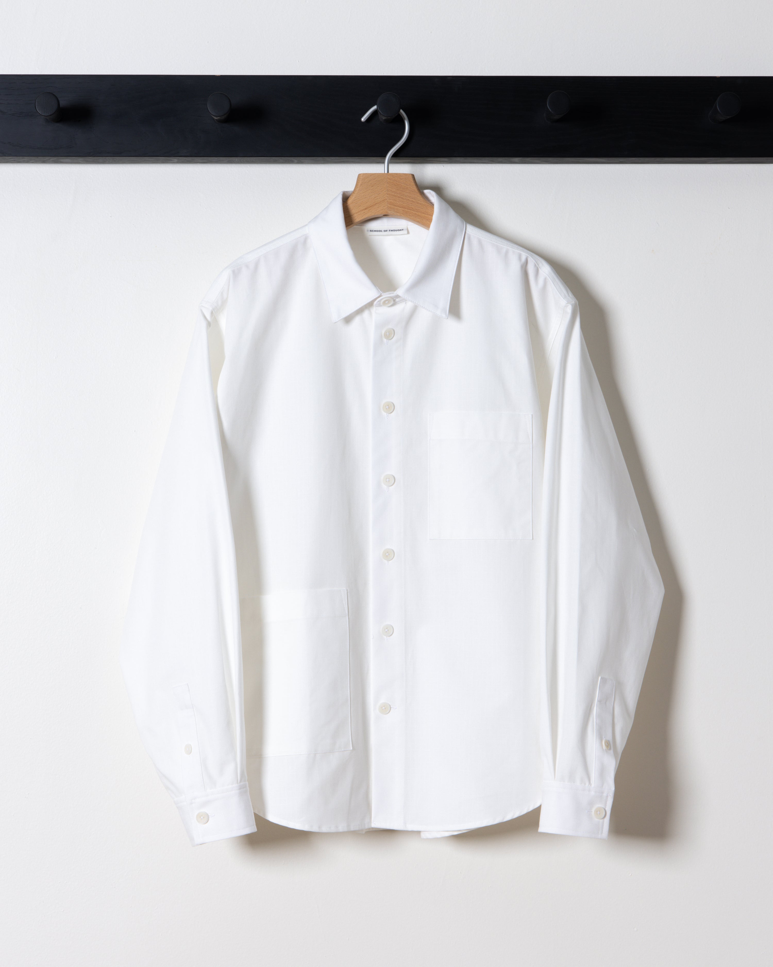 Ripstop Overshirt in White