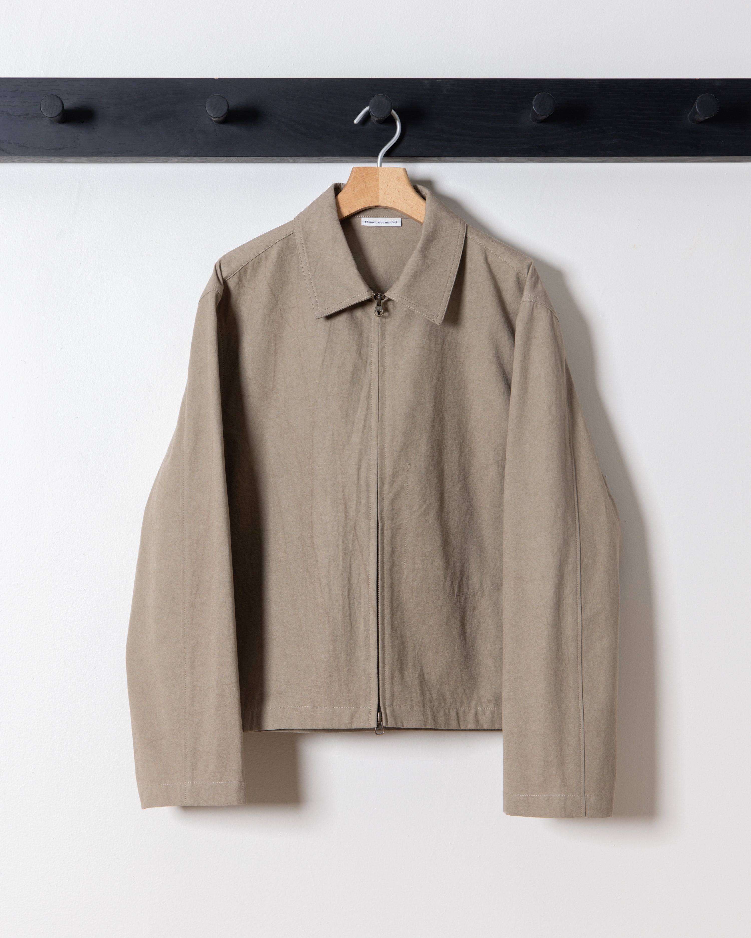 Throw Coat in Beige