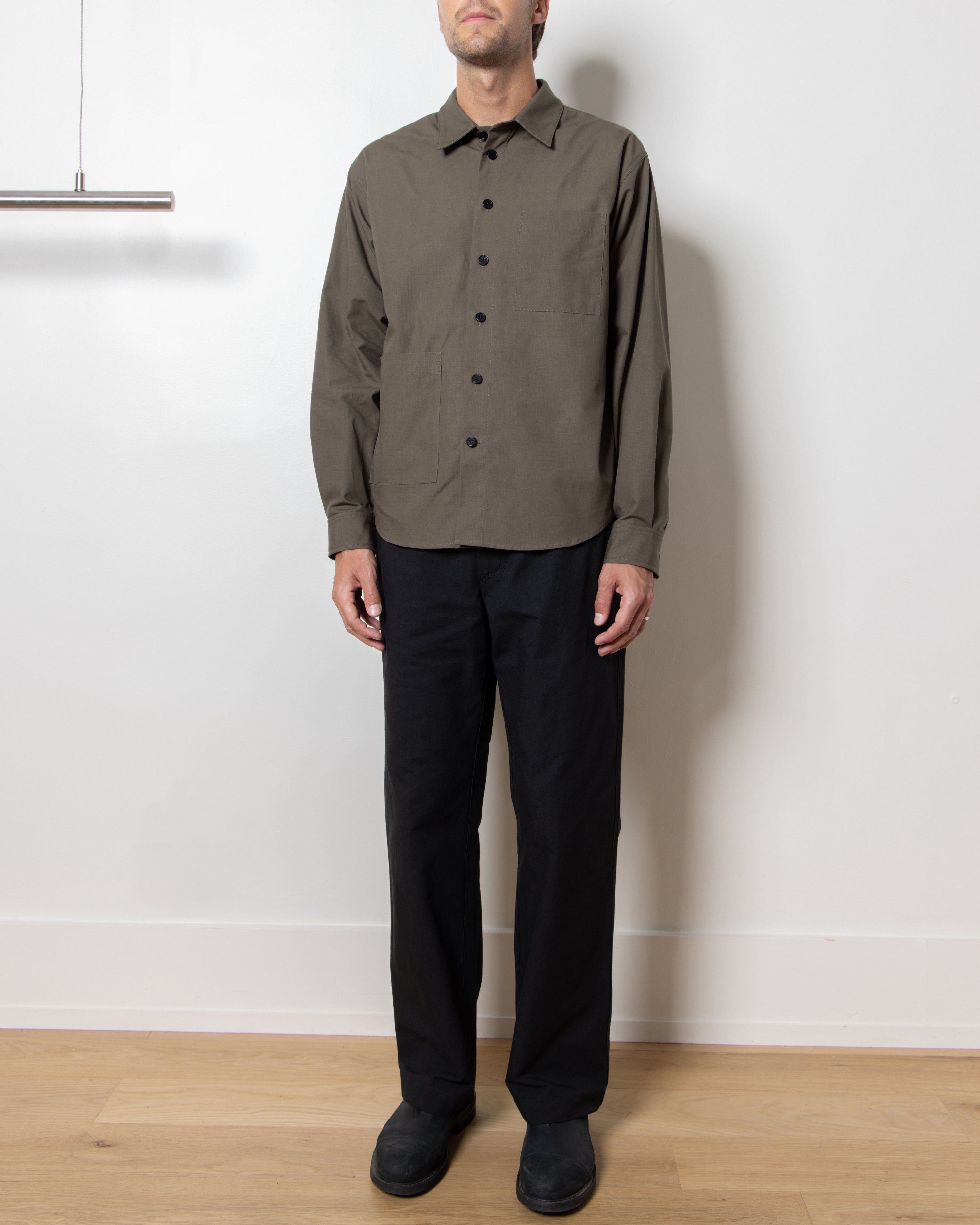 Ripstop Overshirt in Olive