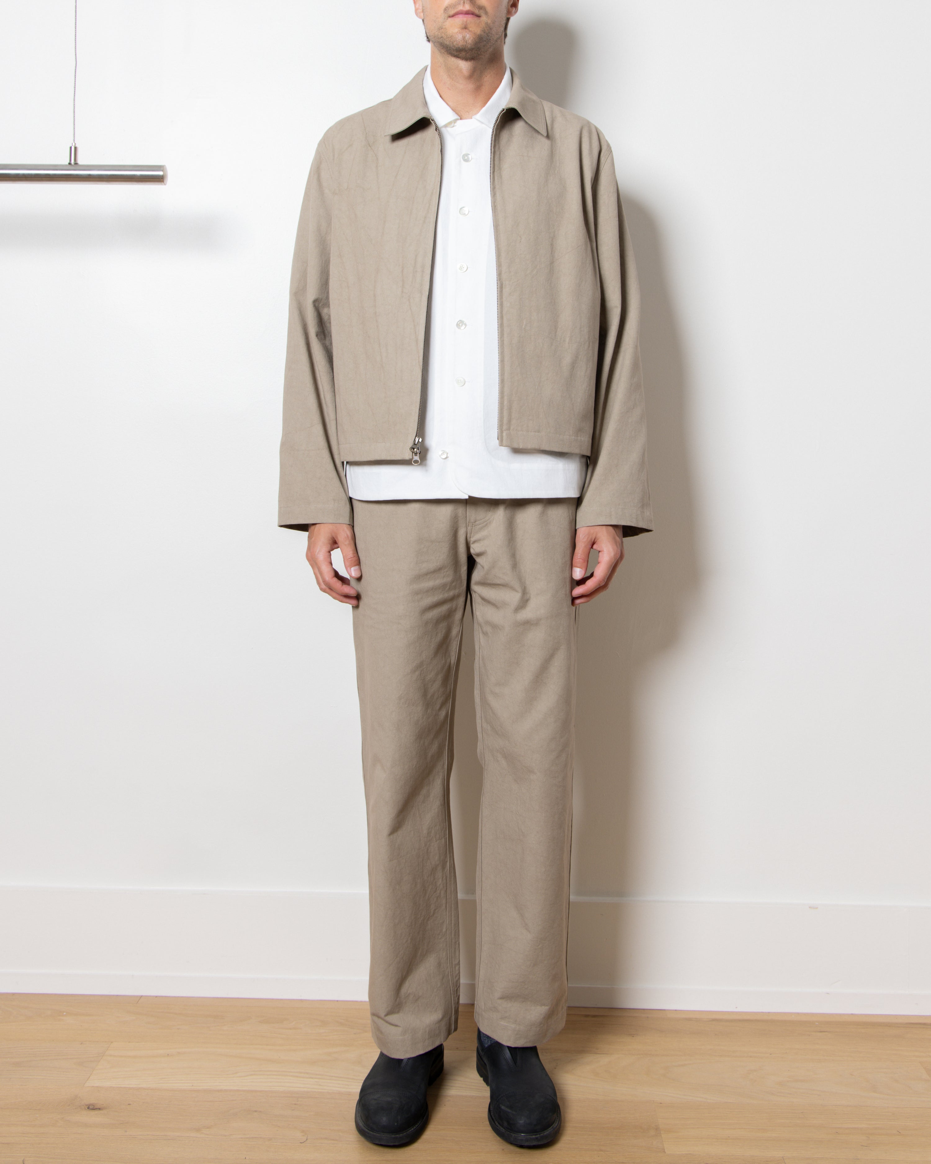 Throw Coat in Beige Throw Coat in Beige