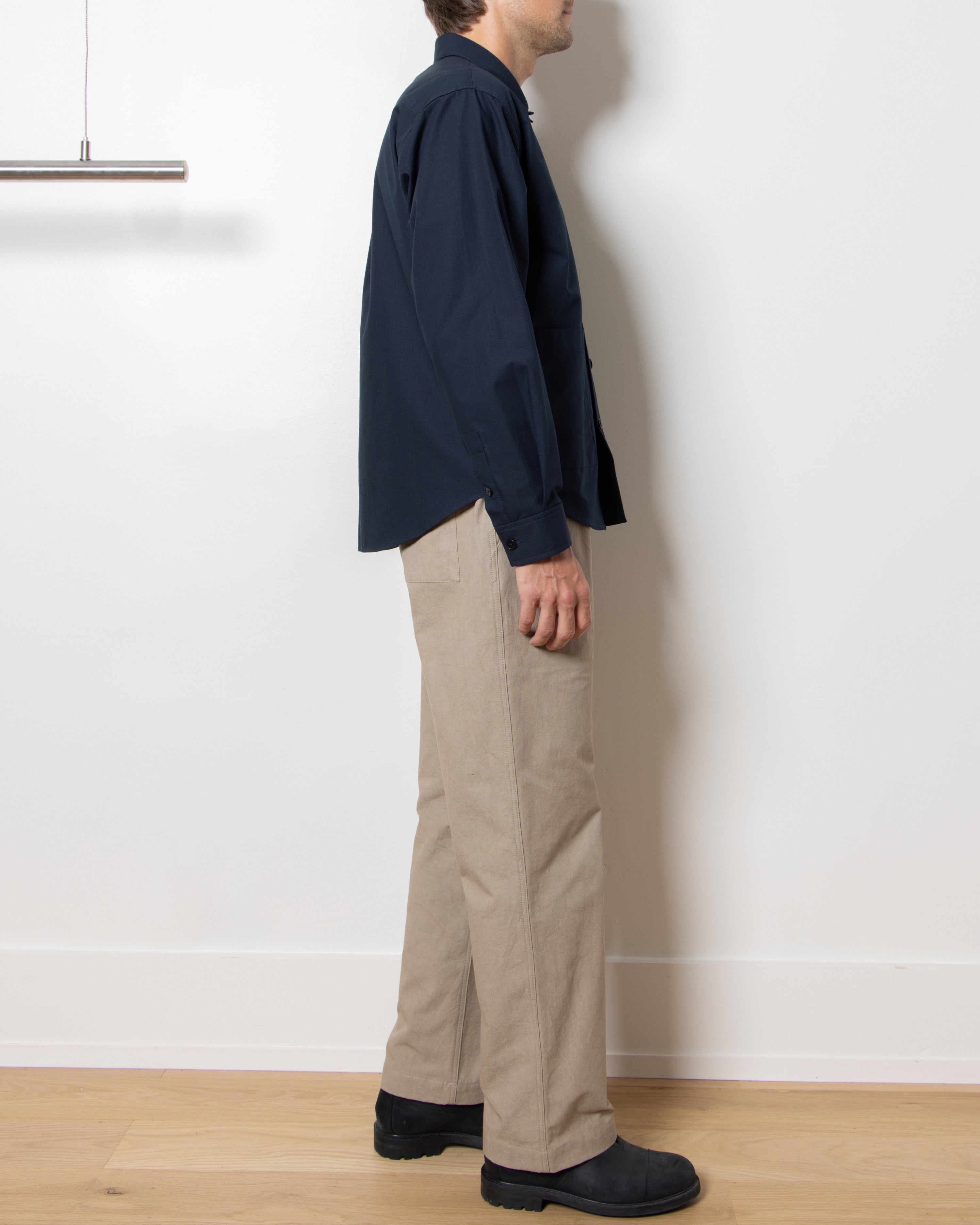 Ripstop Overshirt in Dark Navy