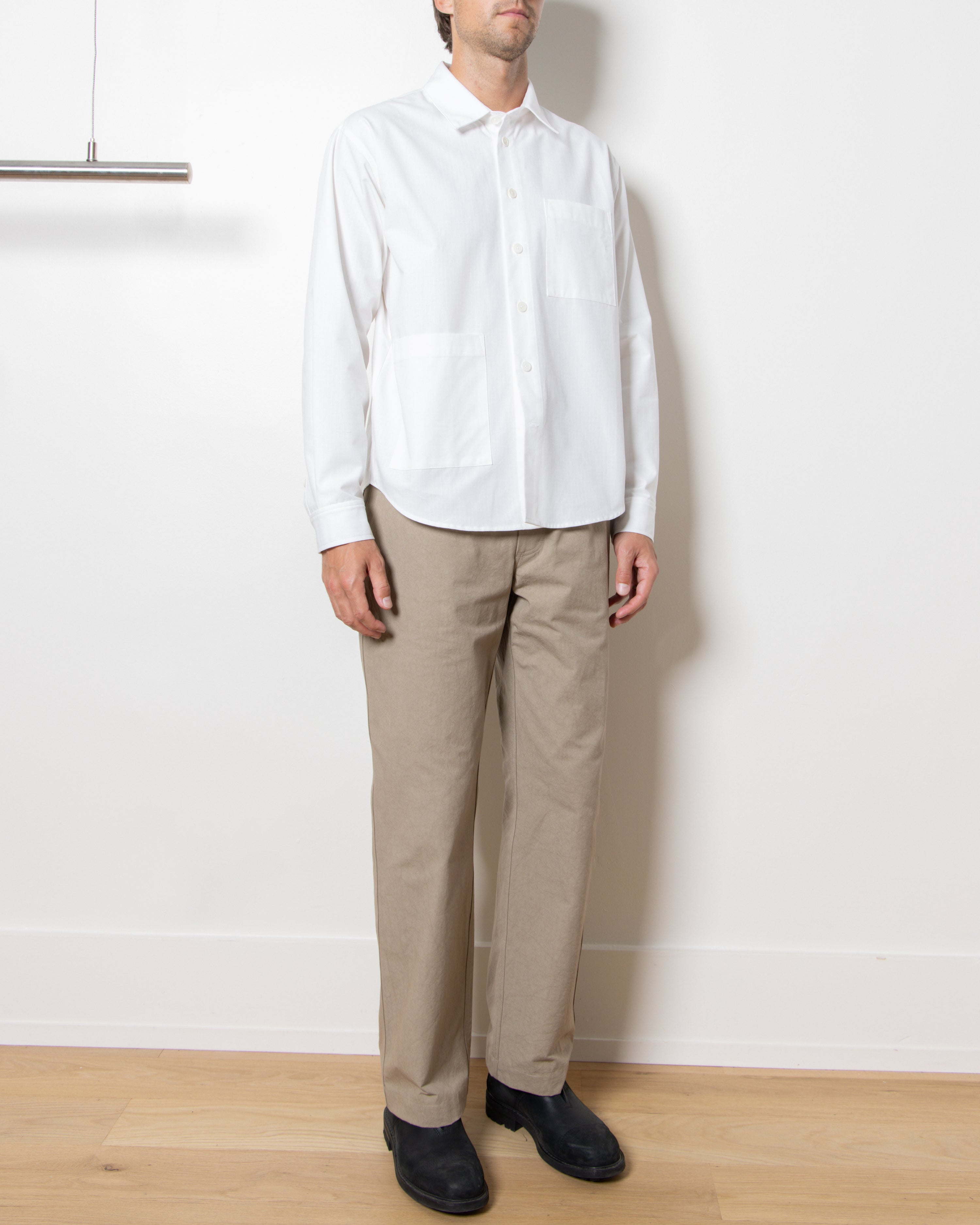 Ripstop Overshirt in White