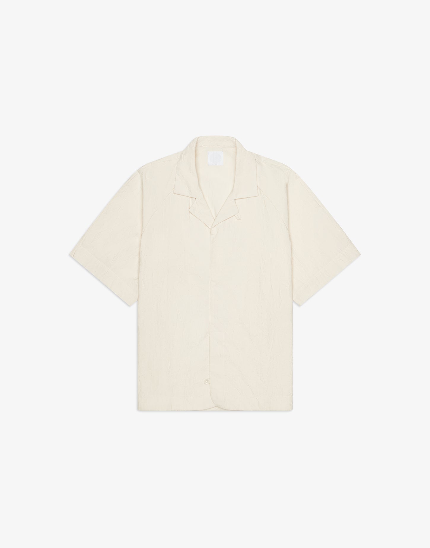 Pullover Camp Collar in Beige
