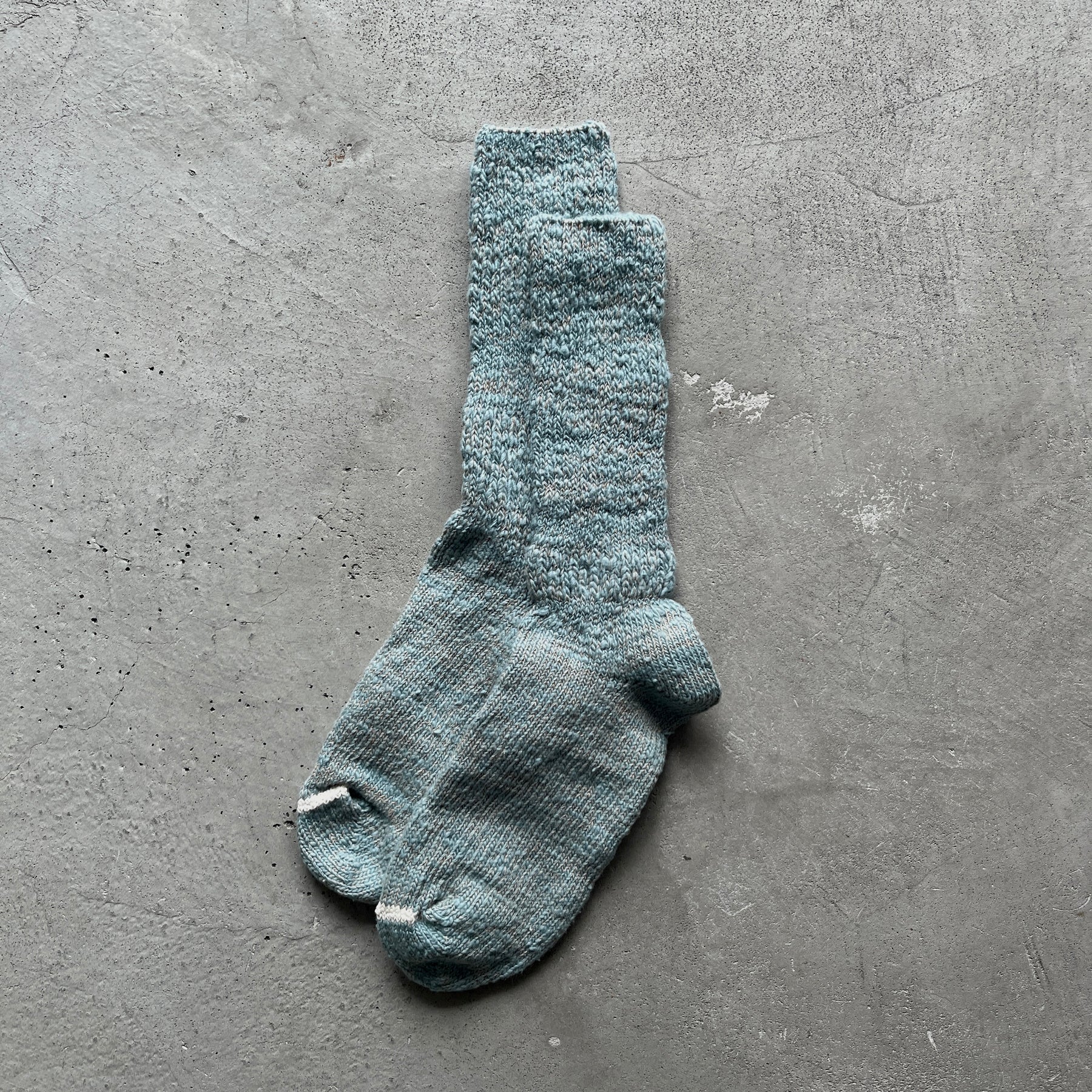 Garabou Organic Cotton Slipper Socks in Pale Blue