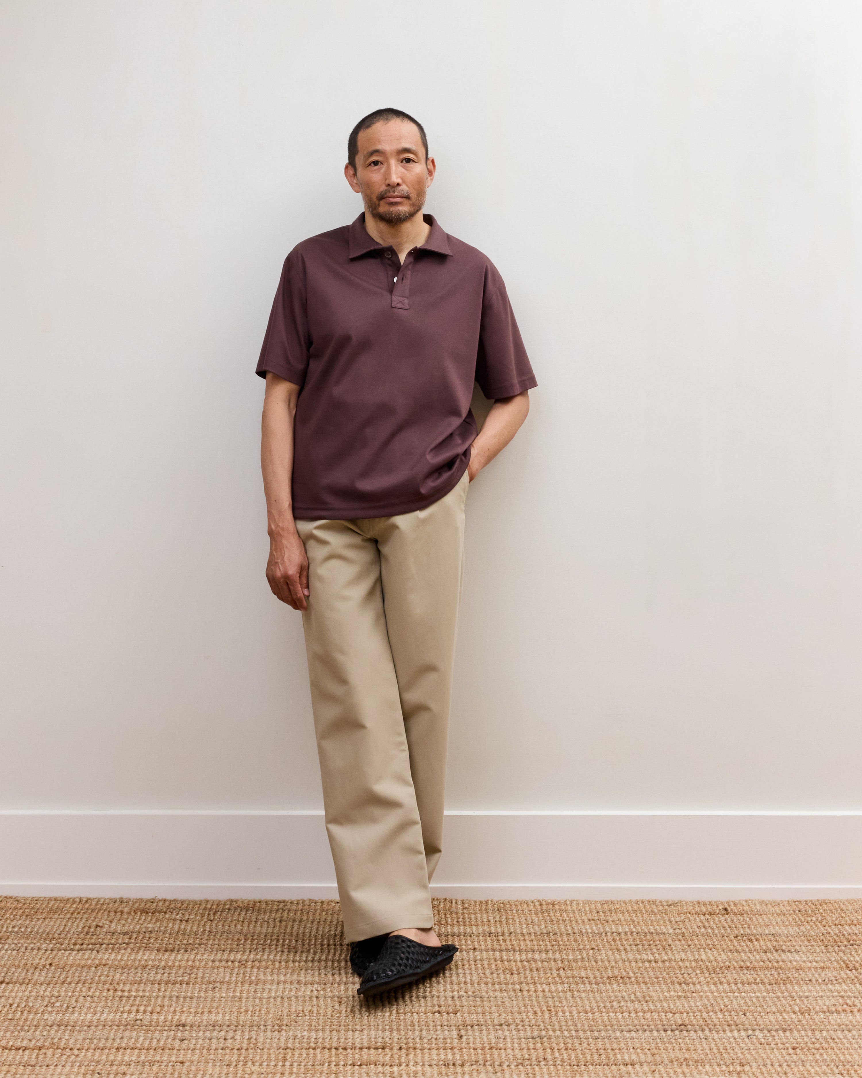 Bay Polo in Burgundy