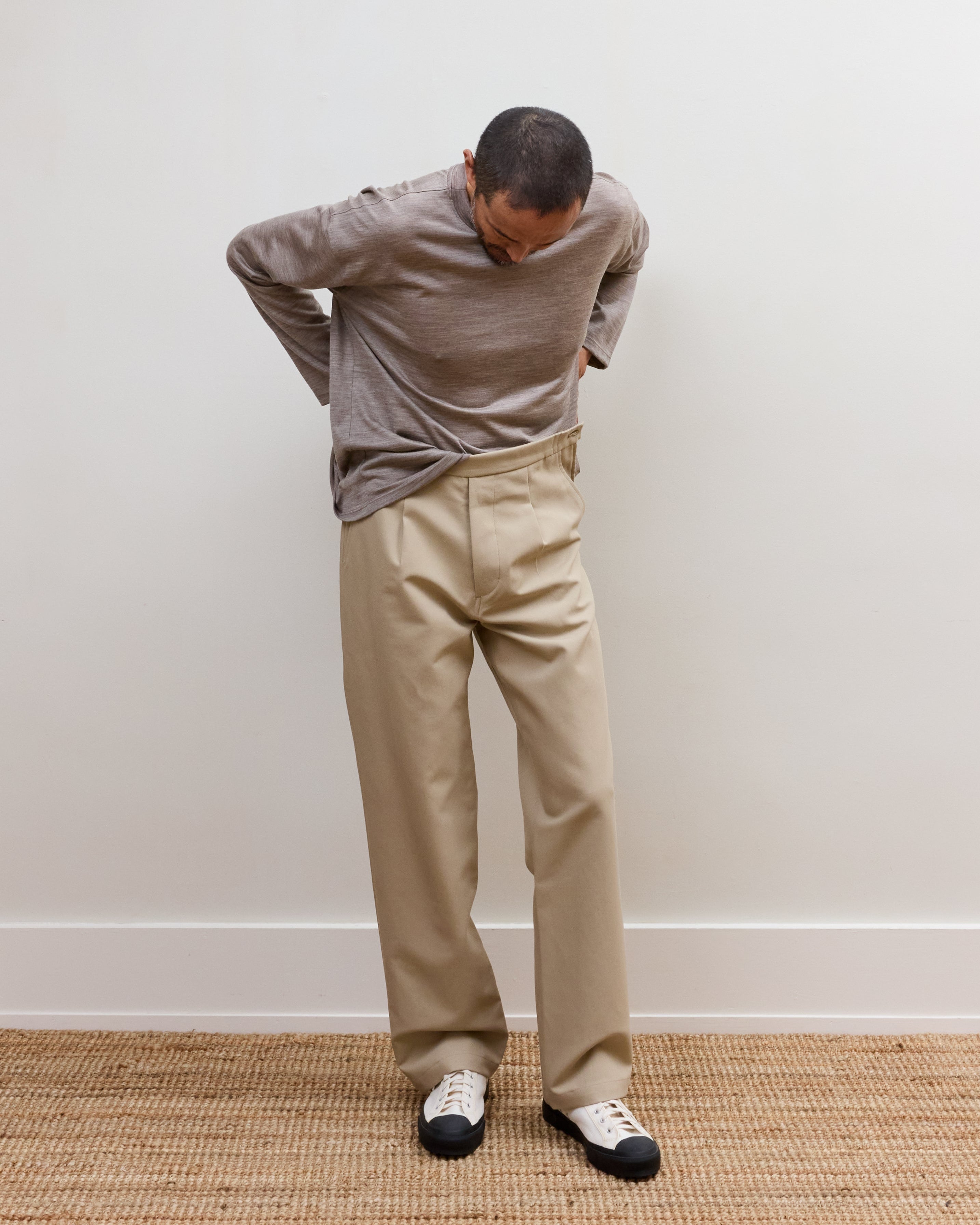 Side Pant in Khaki