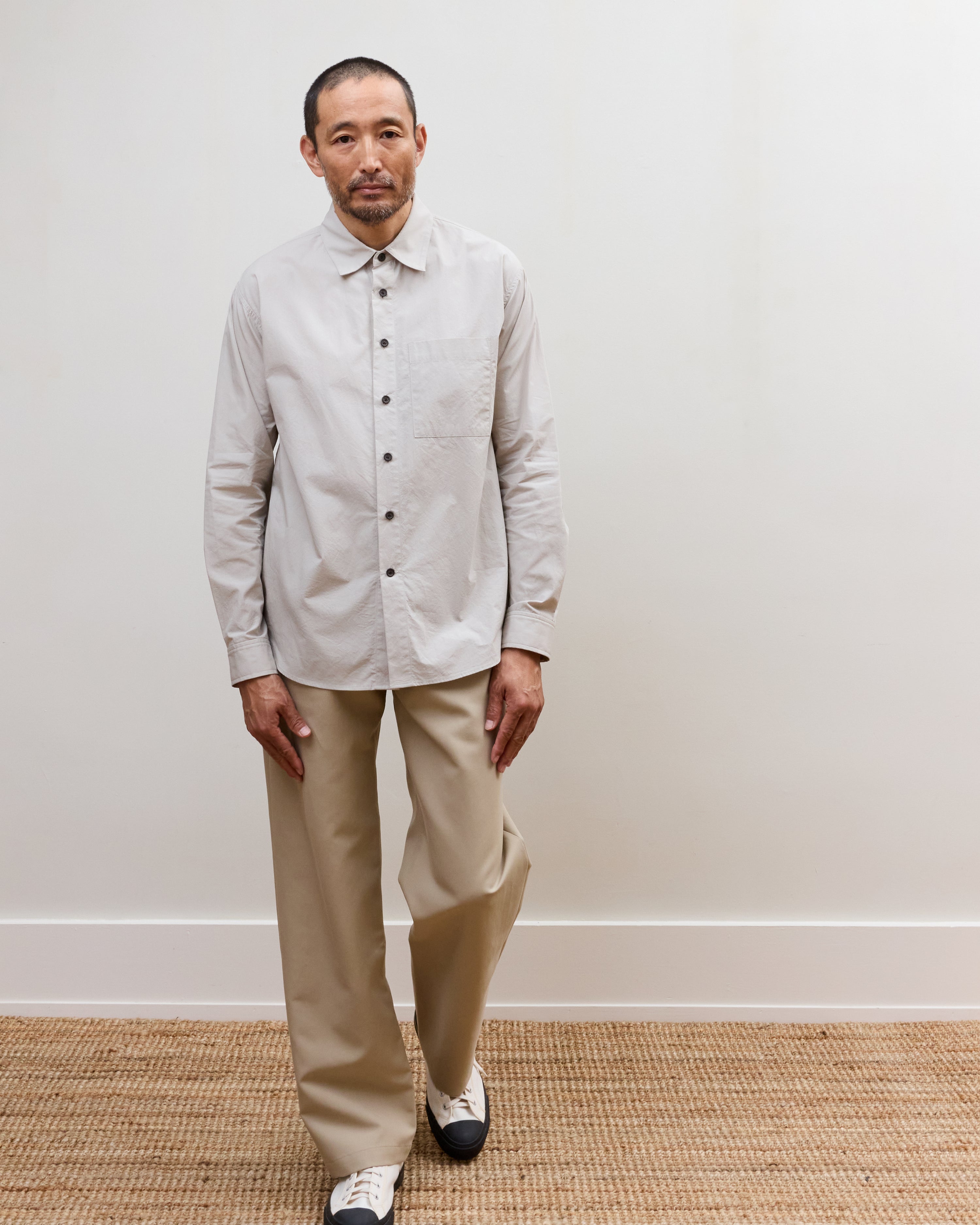 Throw Shirt in Putty