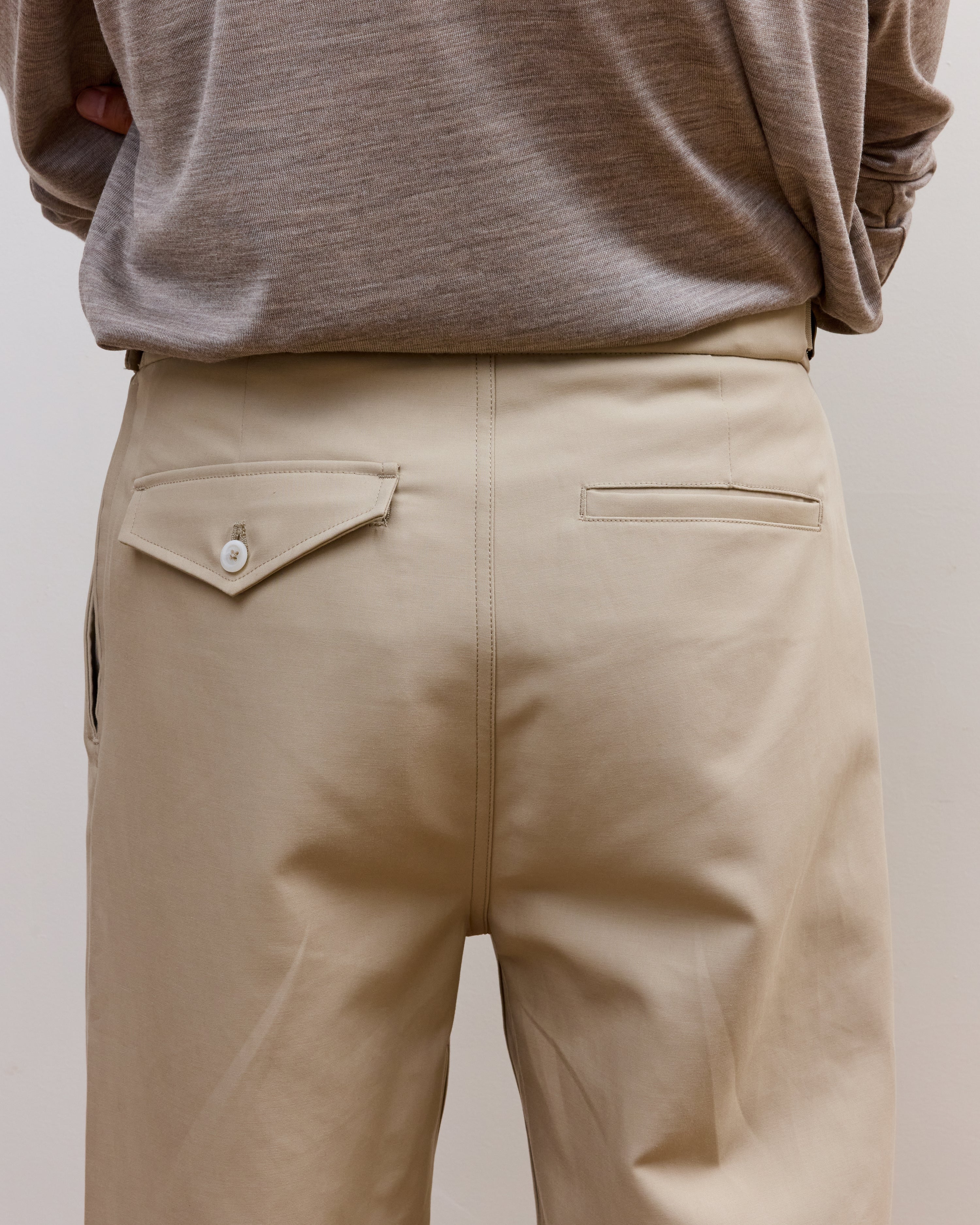 Side Pant in Khaki