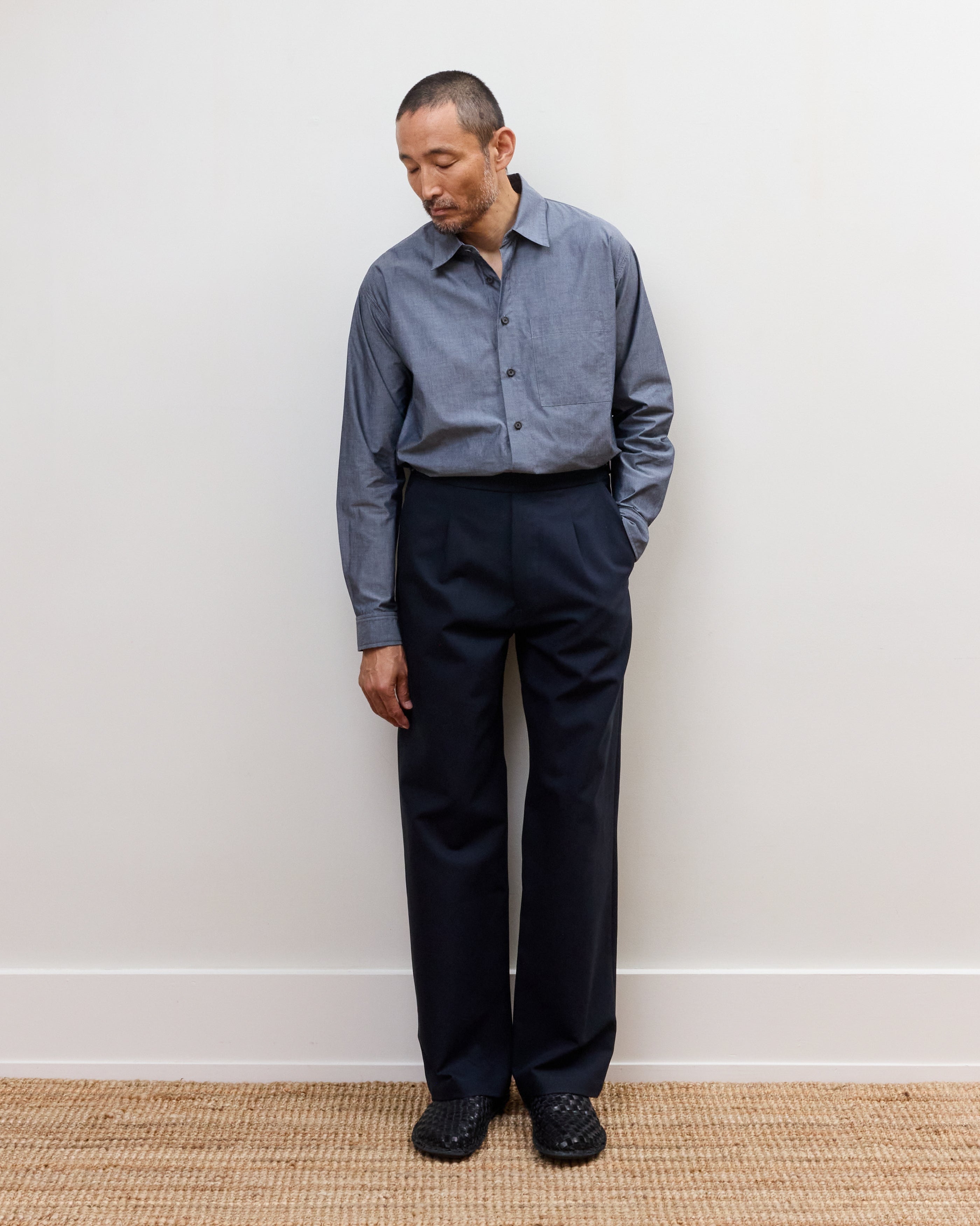 Throw Shirt in Slate
