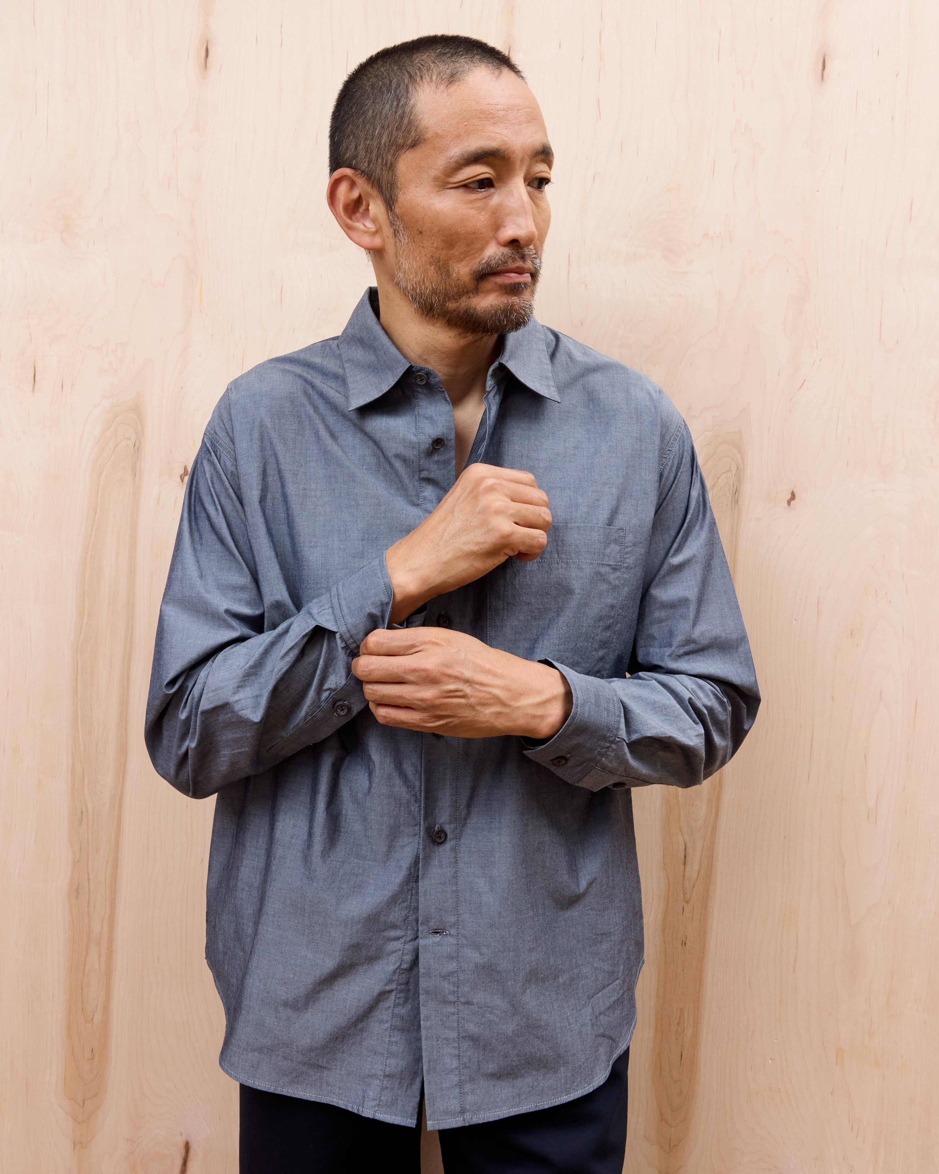 Throw Shirt in Slate