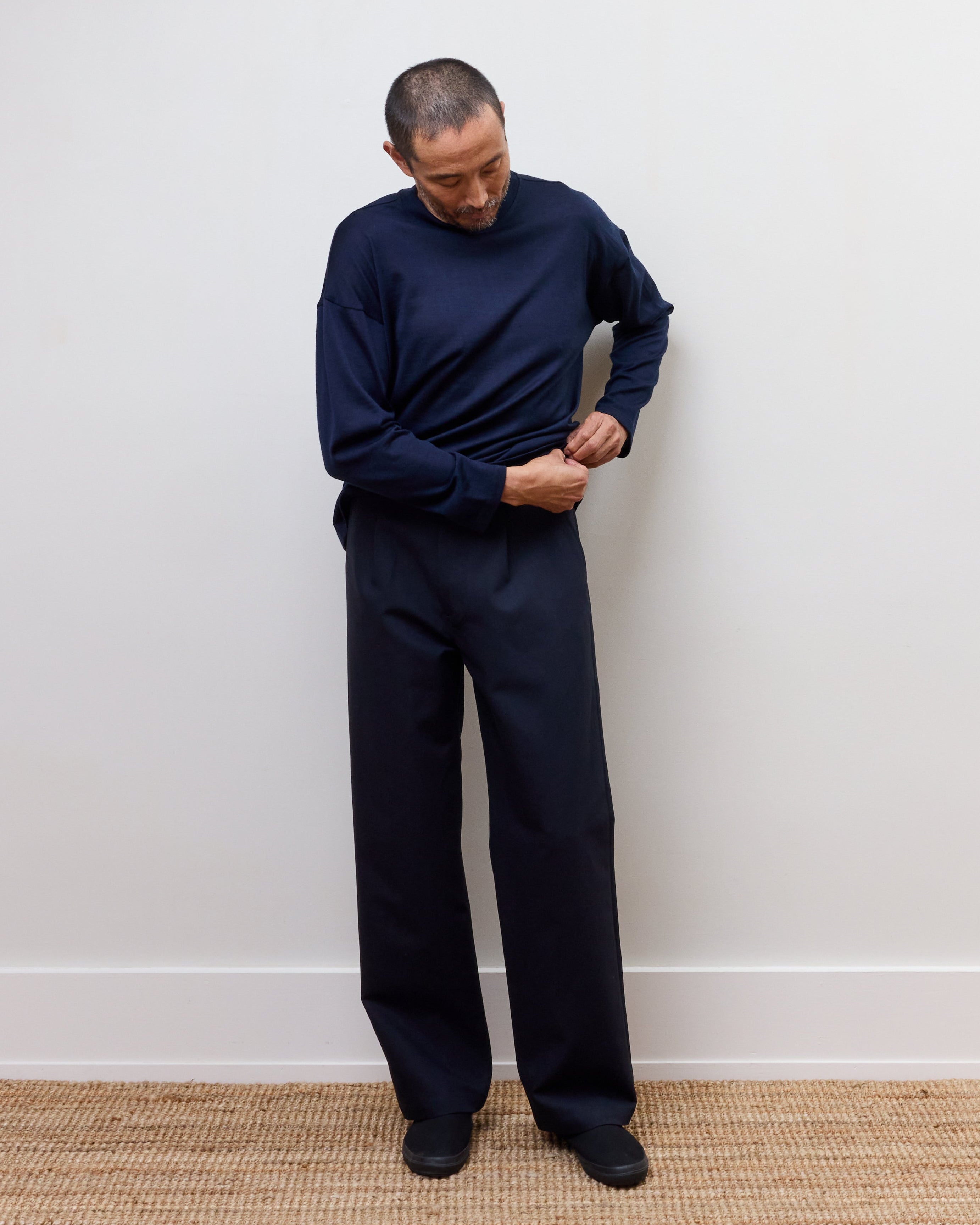 Side Pant in Midnight