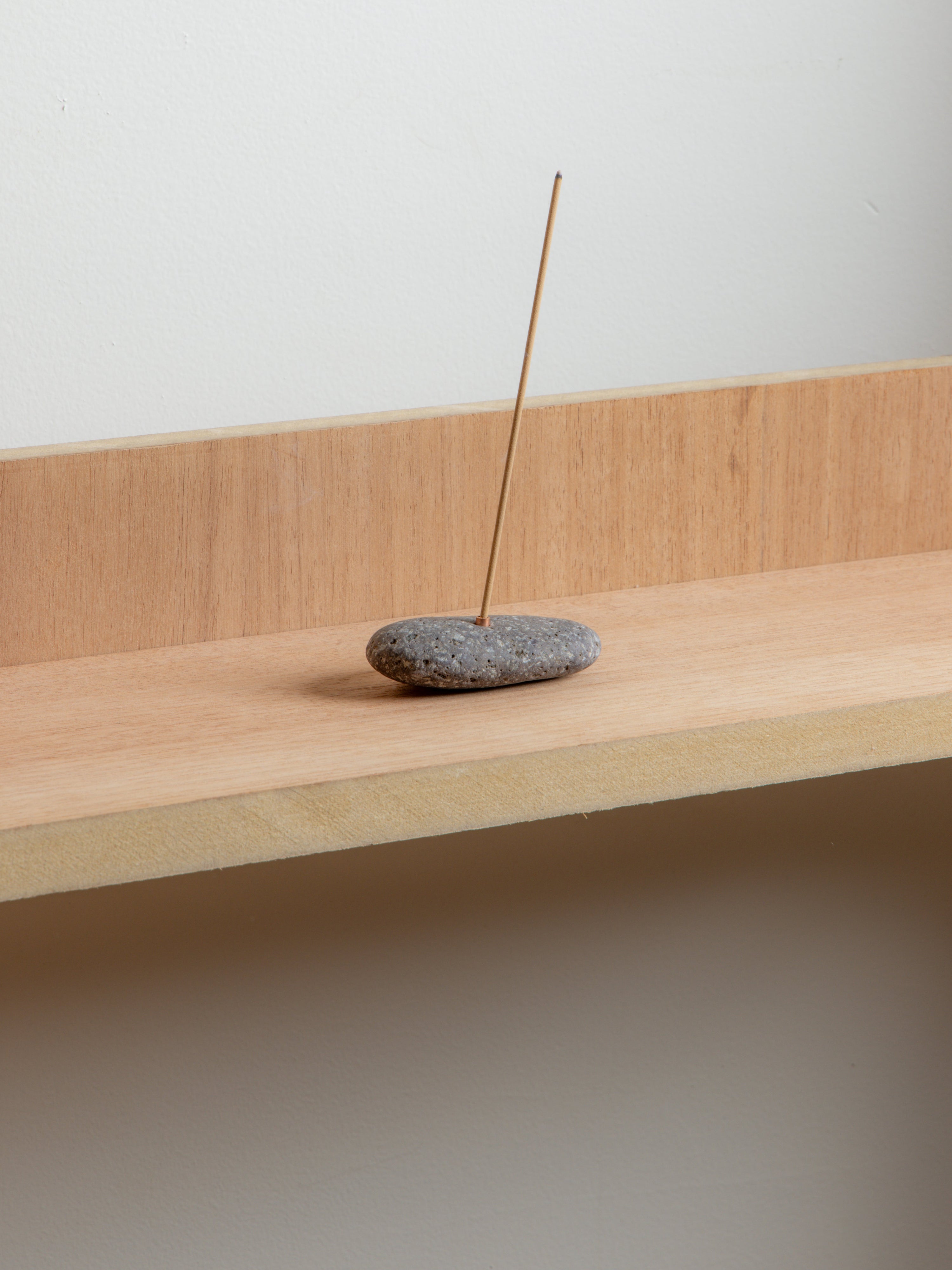 Small Found Rock Incense Holder 1