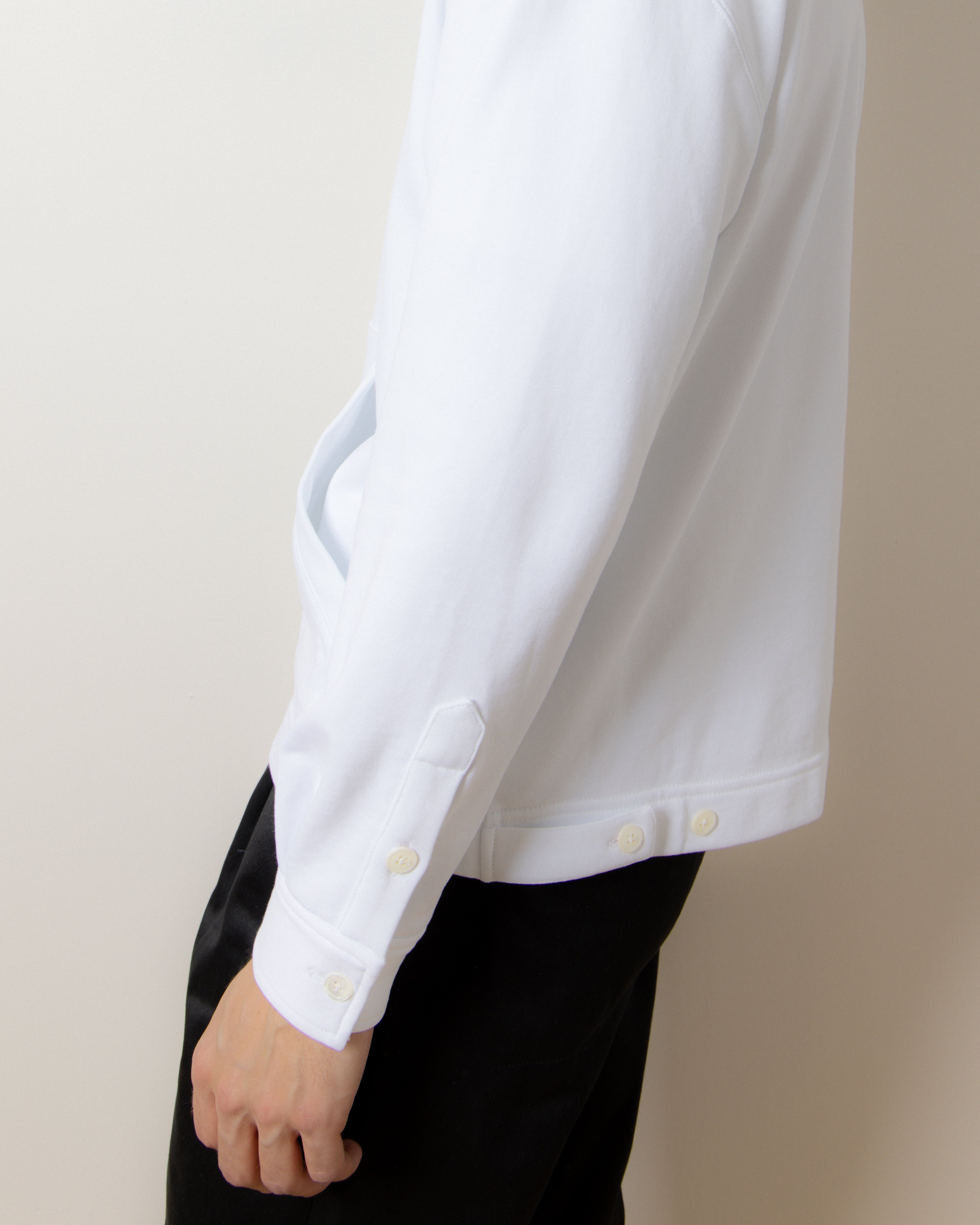 Formal Hoodie in Optic White – School of Thought