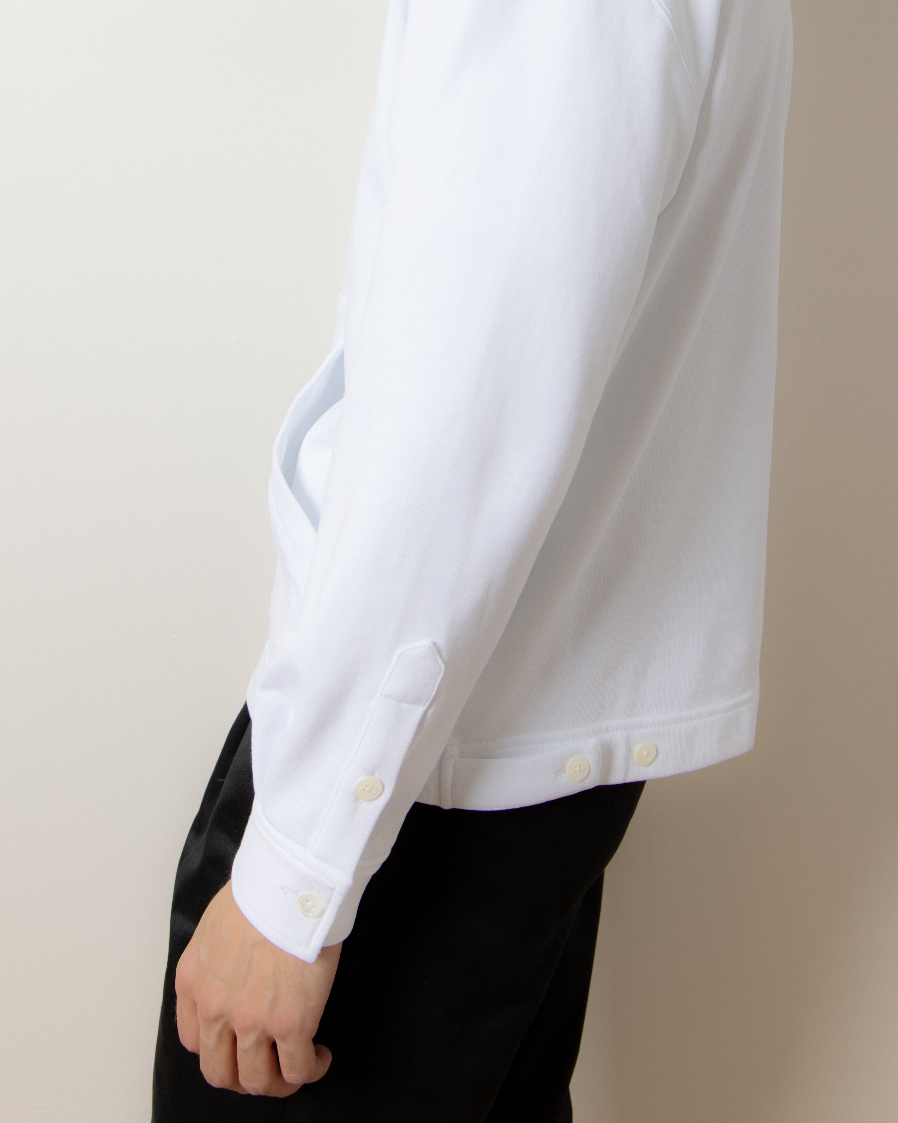 Formal Hoodie in Optic White