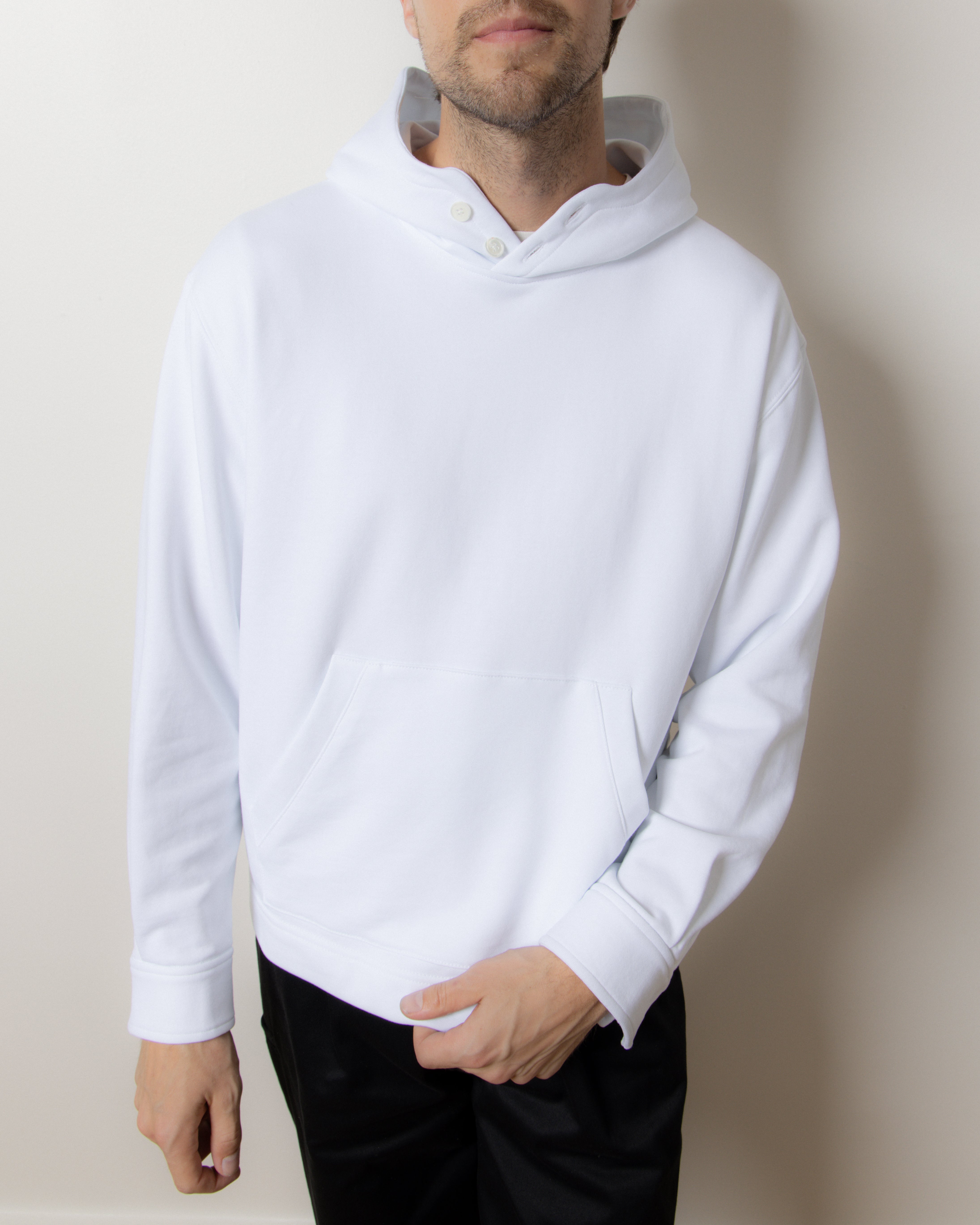 Formal Hoodie in Optic White – School of Thought