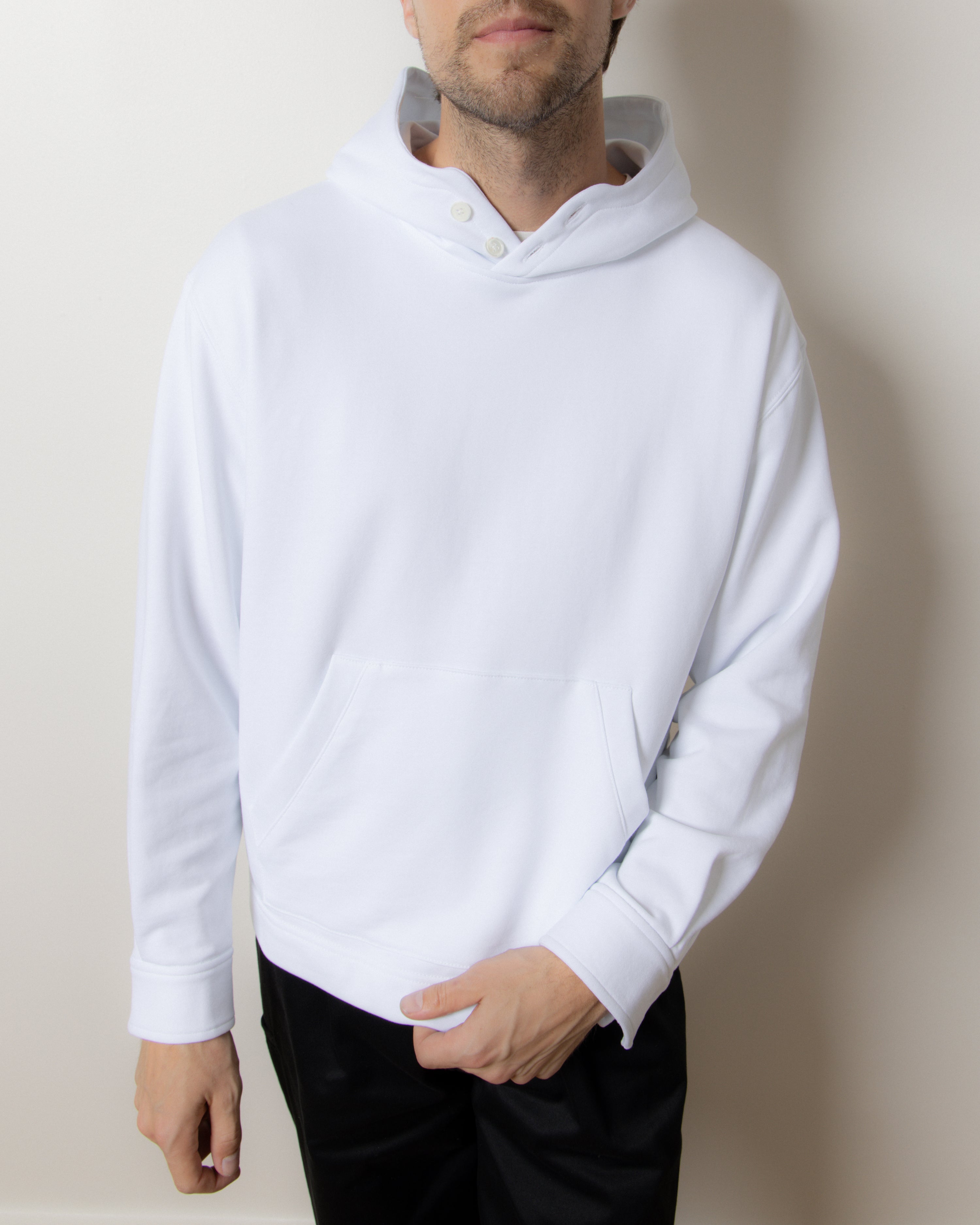 Formal Hoodie in Optic White