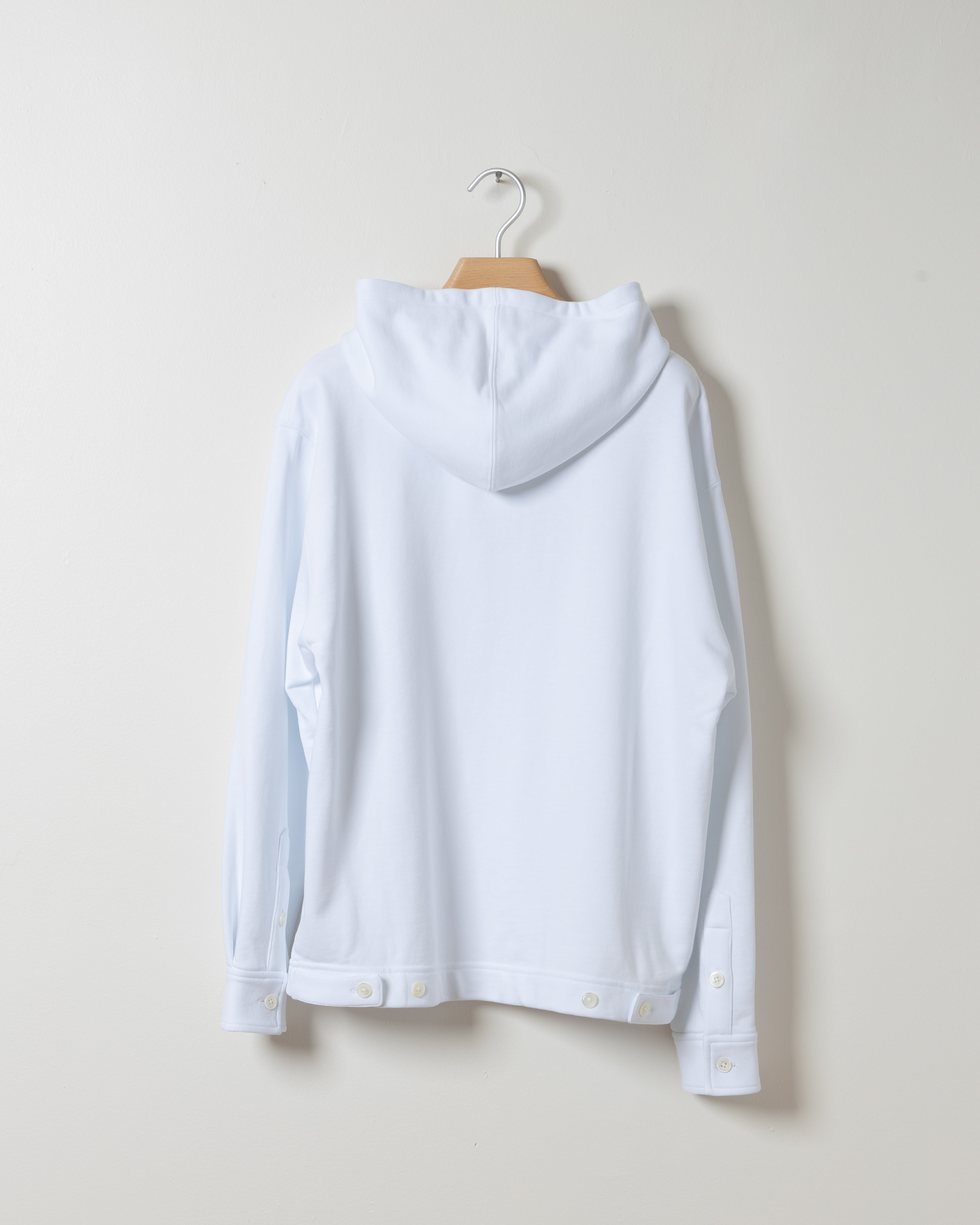 Formal Hoodie in Optic White – School of Thought
