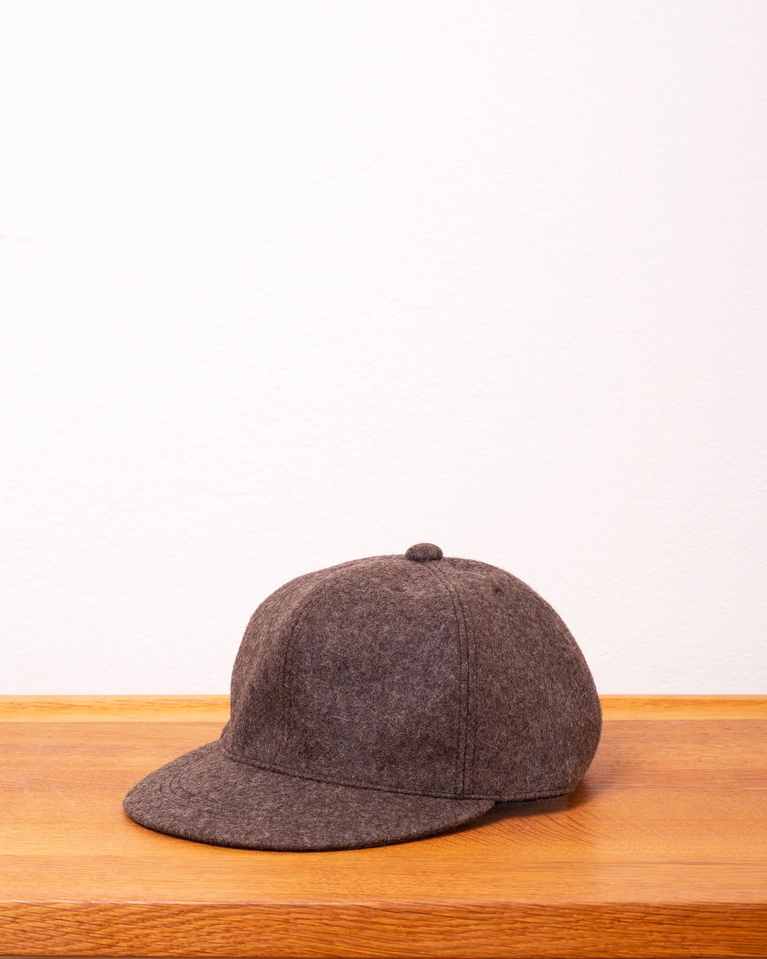 Wool Cap in Cha Brown