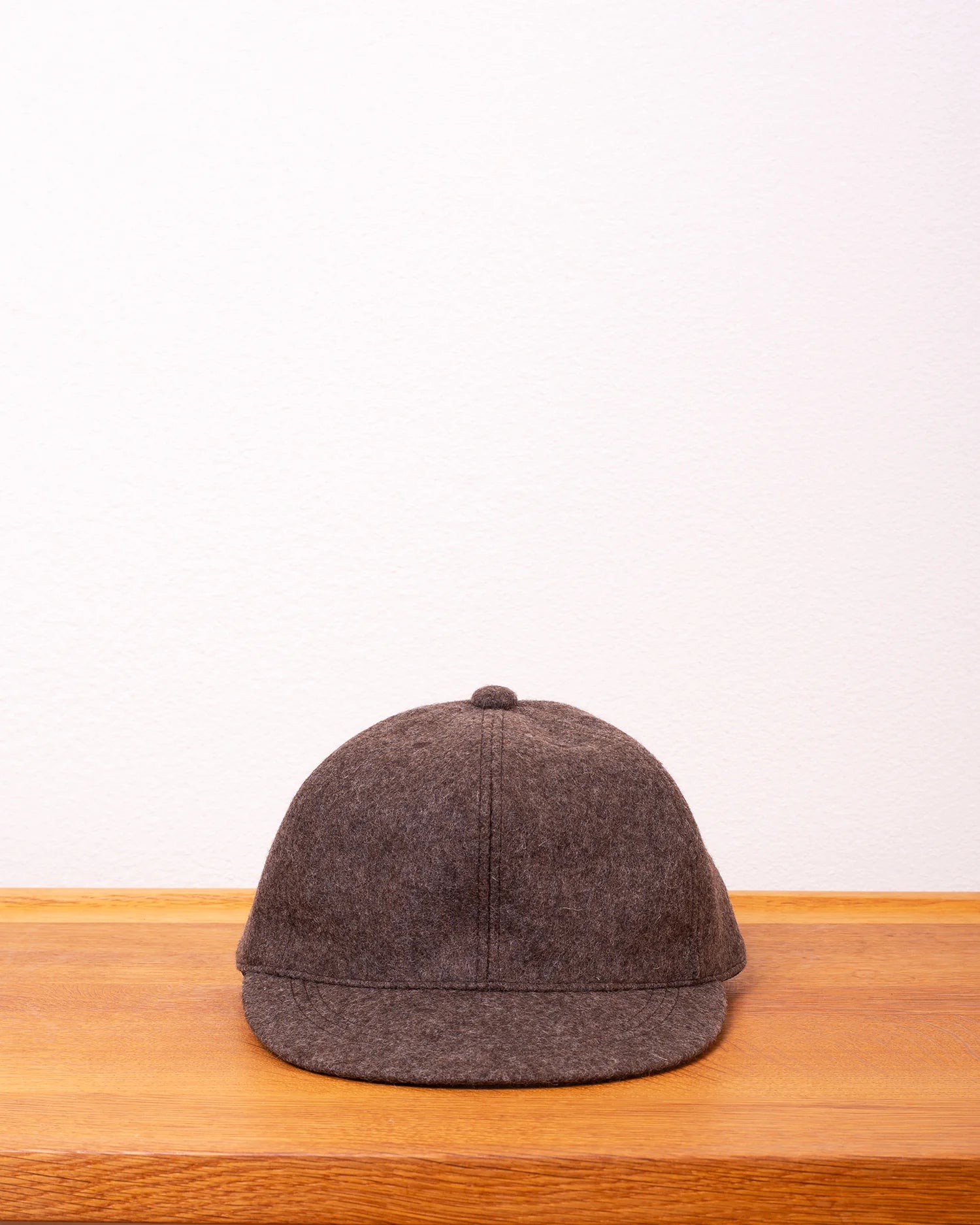 Wool Cap in Cha Brown